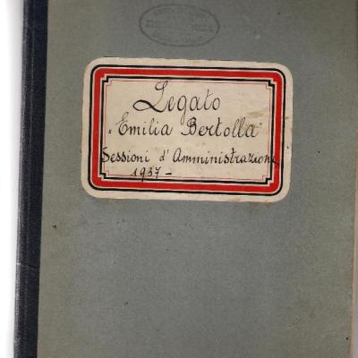 Libro Verbali Cda Fondazione 1937